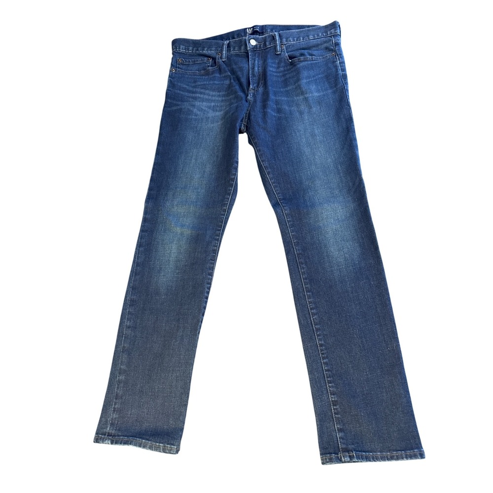 GAP Mens Skinny Jeans Blue Denim‎ Size 34x30